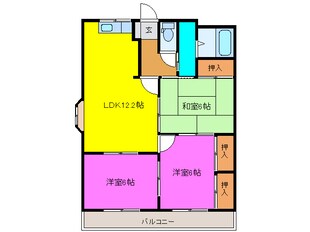 コンフォールの物件間取画像